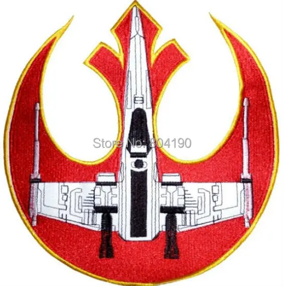 4" STAR WARS Rebel Logo with X-wing Luke Skywalker TV Movie Animated Costume Embroidered Emblem applique iron on patch
4" STAR WARS Rebel Logo with X-wing Luke Skywalker TV Movie Animated Costume Embroidered Emblem applique iron on patch