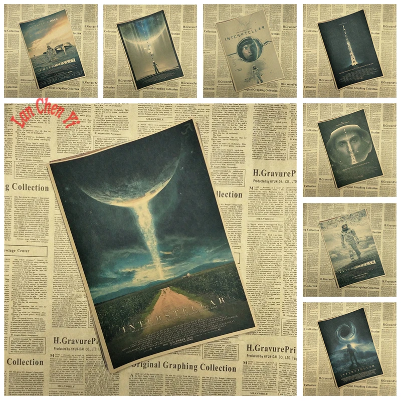 Interstellar Matte Kraft Paper Poster Office Gift Room Dining Home Decor wall sticker Design
Interstellar Matte Kraft Paper Poster Office Gift Room Dining Home Decor wall sticker Design