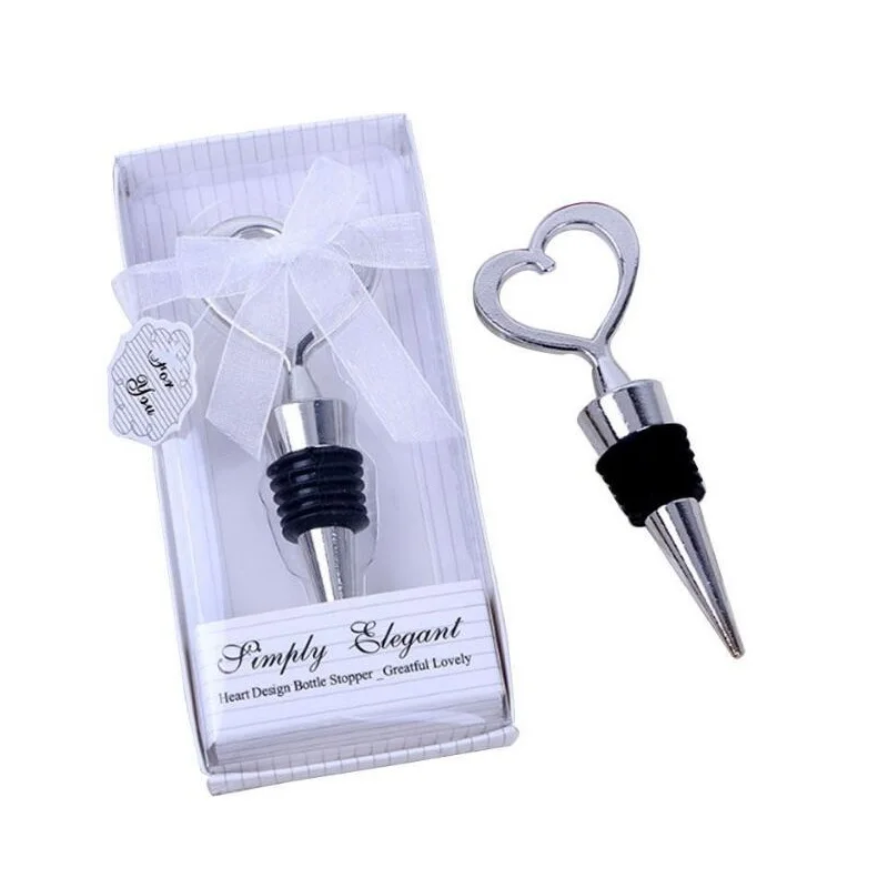 10pcs/Lot Heart wine stopper Wedding Gifts for Guest with gift boxes, thank you gift for party favor gifts
10pcs/Lot Heart wine stopper Wedding Gifts for Guest with gift boxes, thank you gift for party favor gifts