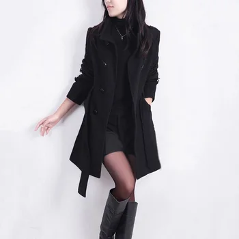 Autumn Winter Women Woolen Coat 2020 New Casual Large size Medium long Double Breasted Long-sleeved Women's Woolen Coat NUW32
Autumn Winter Women Woolen Coat 2020 New Casual Large size Medium long Double Breasted Long-sleeved Women's Woolen Coat NUW32
