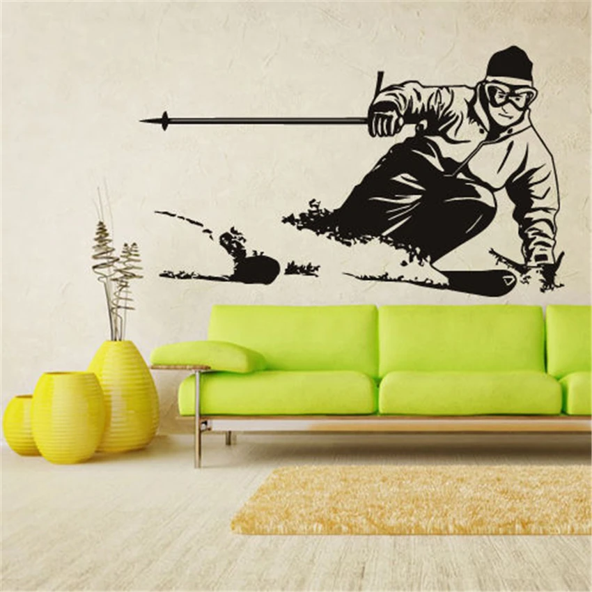 Ski Skiing Skier Bedroom Mural Bedroom Wall Sticker Vinyl Boys for kids rooms Removable Quote Art Decor Decals D767
Ski Skiing Skier Bedroom Mural Bedroom Wall Sticker Vinyl Boys for kids rooms Removable Quote Art Decor Decals D767