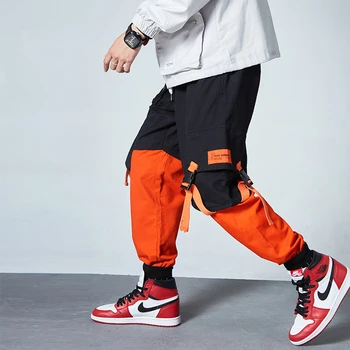 Japanese Style Fashion Joggers Pants Men Loose Fit Spliced Designer Big Pocket Cargo Pants Streetwear Slack Bottom Hip Hop Pants 
Japanese Style Fashion Joggers Pants Men Loose Fit Spliced Designer Big Pocket Cargo Pants Streetwear Slack Bottom Hip Hop Pants