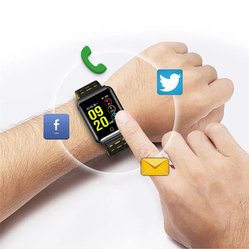 new Color screen waterproof smart watches couple Bluetooth electronic watch men sports watch woman Bluetooth relogio masculino
new Color screen waterproof smart watches couple Bluetooth electronic watch men sports watch woman Bluetooth relogio masculino