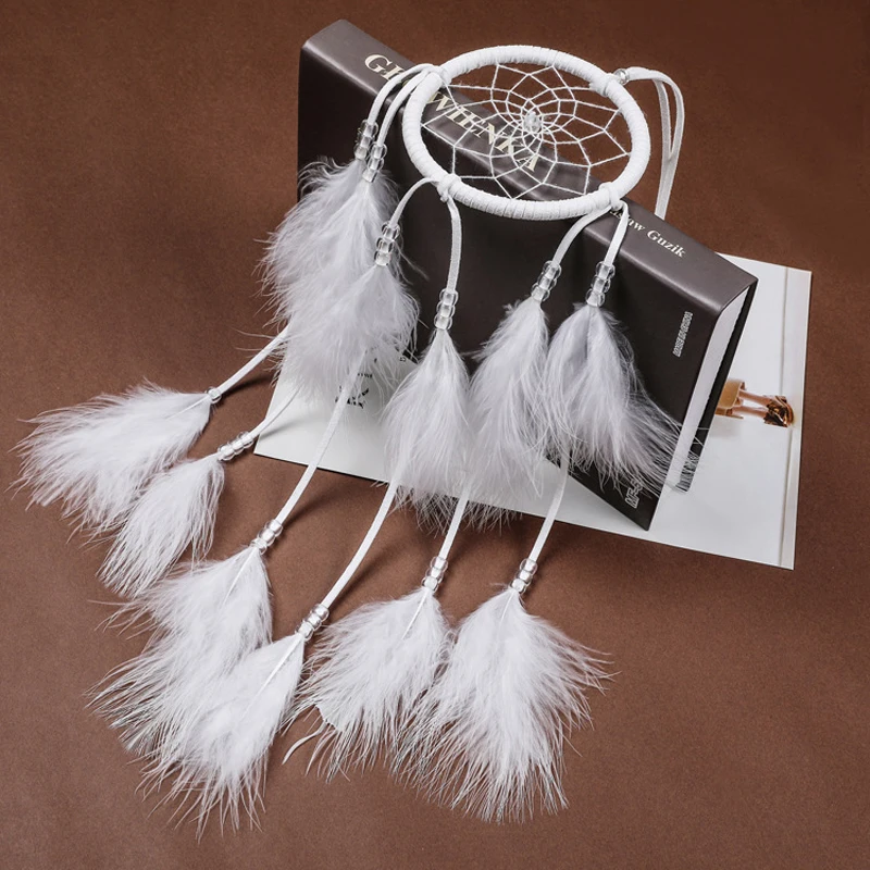 Handmade Wind Chimes Indian Dream Catcher Feather Wall Hanging Dream Craft Gift Home Bedroom Window Decoration
Handmade Wind Chimes Indian Dream Catcher Feather Wall Hanging Dream Craft Gift Home Bedroom Window Decoration