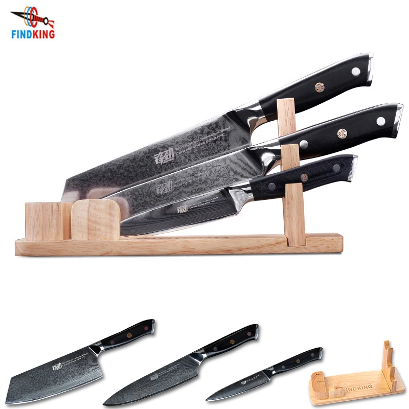 FINDKING G10 handle damascus knives set 7 inch butcher knife 8 inch chef knife 5 inch fruit knife 67 layers damascus steel
FINDKING G10 handle damascus knives set 7 inch butcher knife 8 inch chef knife 5 inch fruit knife 67 layers damascus steel