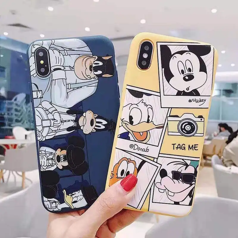 Cartoon trend Mickey phone case for iPhone7 6 8plus Donald Duck tag phone case for iPhoneX XS MAX phone case coque
Cartoon trend Mickey phone case for iPhone7 6 8plus Donald Duck tag phone case for iPhoneX XS MAX phone case coque
