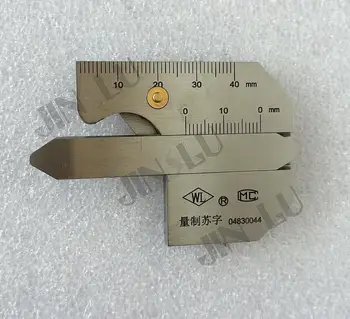 Free shipping Welding Inspection Ruler Gauge Weld Bead Height Welding Seam Gap Gage HJC-40B(chute)
Free shipping Welding Inspection Ruler Gauge Weld Bead Height Welding Seam Gap Gage HJC-40B(chute)