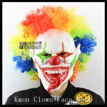 2017 Funny Horror Clown Mask Halloween Props Grudge Ghost Hedging Zombie Mask Realistic Silicone Masquerade joker face mask
2017 Funny Horror Clown Mask Halloween Props Grudge Ghost Hedging Zombie Mask Realistic Silicone Masquerade joker face mask