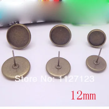 antique bronze 200pcs 12mm earring cabochon cameo setting earring blanks post with bullet stoppers studs diy findings
antique bronze 200pcs 12mm earring cabochon cameo setting earring blanks post with bullet stoppers studs diy findings