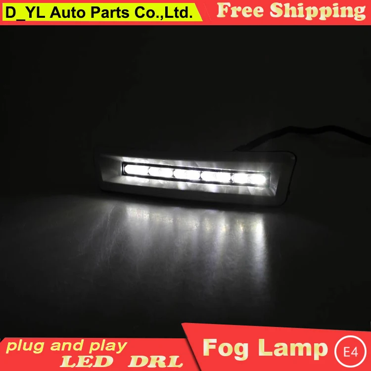 Автомобильный Стайлинг для Land Cruiser FJ200 2012-2014 СВЕТОДИОДНЫЙ DRL высокая яркость
