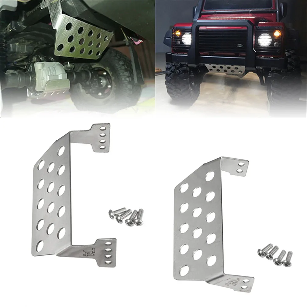 1PC Chassis Protection Stainless Steel Lower Front Rear Skid Bumper Protective Plate Set For 1/10 TRX4 Bronco Car Part
1PC Chassis Protection Stainless Steel Lower Front Rear Skid Bumper Protective Plate Set For 1/10 TRX4 Bronco Car Part