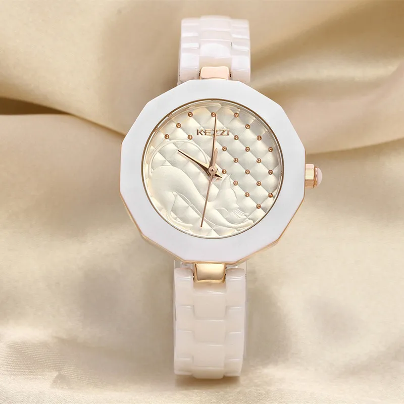 High Quality KEZZI Brand Watch ceramics Women Quartz Watch Fashion Dress Watches Relojes Mujer Relogios Feminino
High Quality KEZZI Brand Watch ceramics Women Quartz Watch Fashion Dress Watches Relojes Mujer Relogios Feminino
