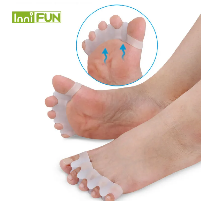 1 Pair Silicone Foot Care Gel Bunion Protector Toe Separators Straightener Spreader Correctors Hallux Valgus Correction
1 Pair Silicone Foot Care Gel Bunion Protector Toe Separators Straightener Spreader Correctors Hallux Valgus Correction