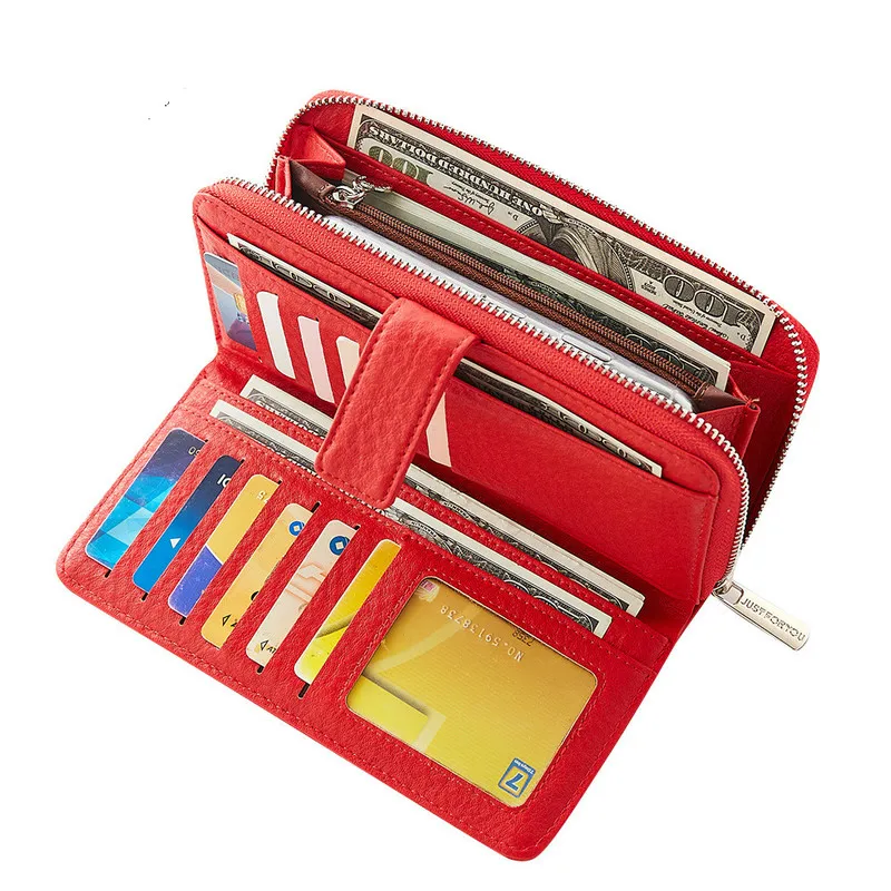 Women Wallet Female Purse Women Leather Wallet Long Trifold Coin Purse Card Holder Money Clutch Wristlet Multifunction Zipper
Women Wallet Female Purse Women Leather Wallet Long Trifold Coin Purse Card Holder Money Clutch Wristlet Multifunction Zipper