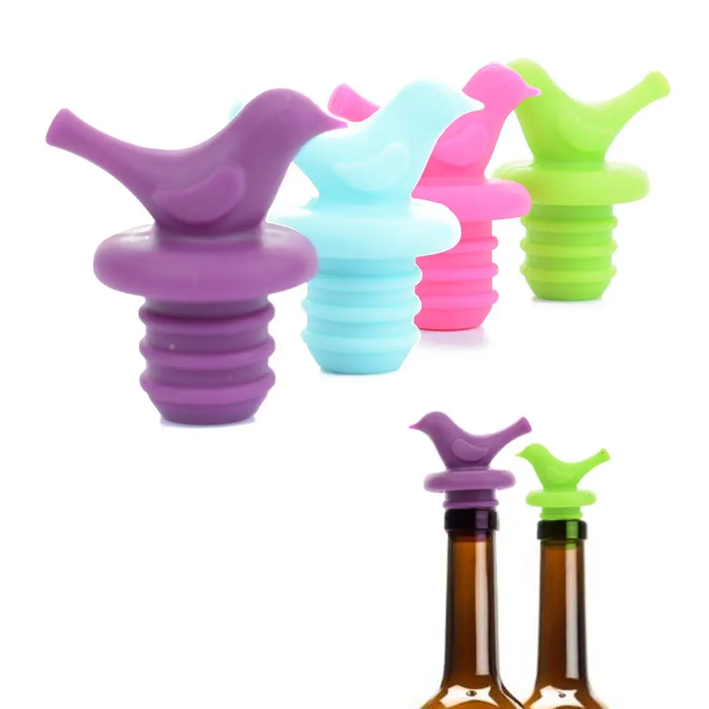 BestP Bird Design Silicone Wine Stopper Safety Bar Accessories Sealed Wine Bottle Stopper 4 COLOR
BestP Bird Design Silicone Wine Stopper Safety Bar Accessories Sealed Wine Bottle Stopper 4 COLOR