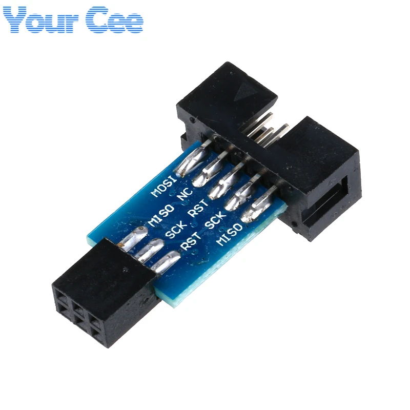 2 pcs 10 Pin to Standard 6 Pin Adapter Board For AVRISP USBASP STK500 10pin to 6pin
2 pcs 10 Pin to Standard 6 Pin Adapter Board For AVRISP USBASP STK500 10pin to 6pin