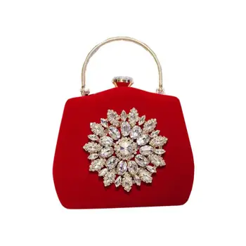 Diomand Flower Women Evening Bag High Quality Elegant Handle Female Chain Party Wedding Crystal Evening Bags Velvet Luxury
Diomand Flower Women Evening Bag High Quality Elegant Handle Female Chain Party Wedding Crystal Evening Bags Velvet Luxury