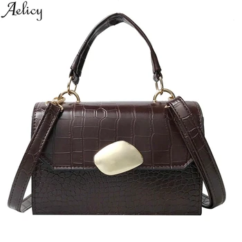 Aelicy New Vintage Women Tote Handbags Crocodile Pattern Lock Female Leather Crossbody Bag High Quality Mini Women Shoulder Bag
Aelicy New Vintage Women Tote Handbags Crocodile Pattern Lock Female Leather Crossbody Bag High Quality Mini Women Shoulder Bag
