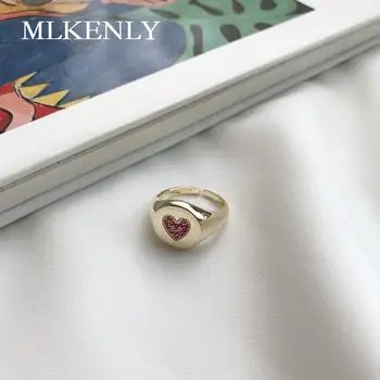 MLKENLY 925 Sterling silver Ring open silver ring Fashion products Golden Love Open Ring for women charms fine silver jewelry
MLKENLY 925 Sterling silver Ring open silver ring Fashion products Golden Love Open Ring for women charms fine silver jewelry