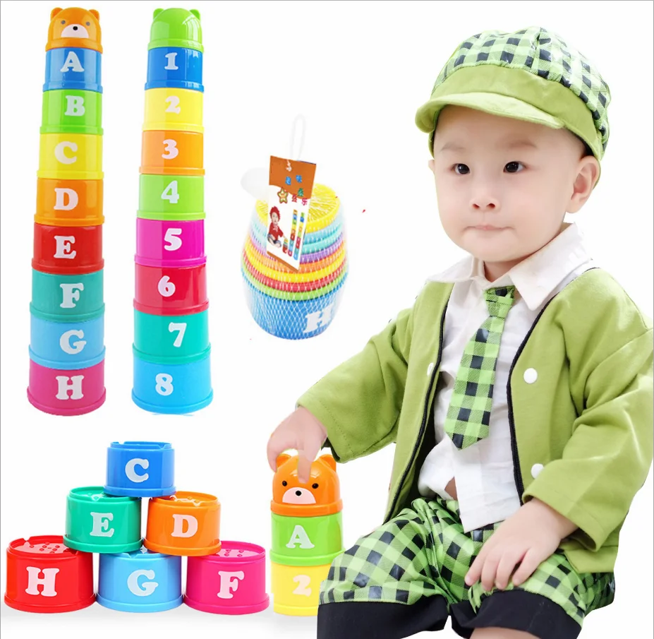 8PCS Educational Baby Toys 6Month+ Figures Letters Foldind Stack Cup Tower Children Early Intelligence
8PCS Educational Baby Toys 6Month+ Figures Letters Foldind Stack Cup Tower Children Early Intelligence
