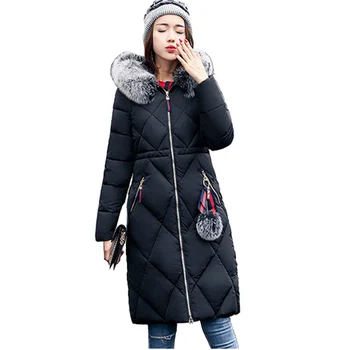 Womens Winter Jackets Hooded Faux Fur Collar Extra Long Coat Woman Parka Solid Cotton Padded Warm Outwear
Womens Winter Jackets Hooded Faux Fur Collar Extra Long Coat Woman Parka Solid Cotton Padded Warm Outwear