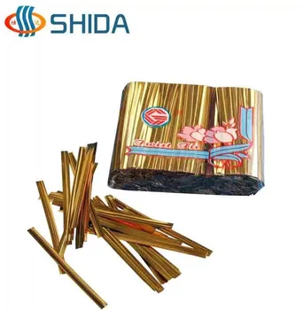 30cm length 5000pcs Environmental tie wire gold strapping tape binding line, Wire Metallic Twist Tie for bakery packing
30cm length 5000pcs Environmental tie wire gold strapping tape binding line, Wire Metallic Twist Tie for bakery packing