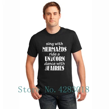 Fairy Tail Sing With Mermaids Ride A Unicorn T Shirt For Men O Neck Regular Loose T Shirt Unisex Hombre Size S-3xl Top Quality
Fairy Tail Sing With Mermaids Ride A Unicorn T Shirt For Men O Neck Regular Loose T Shirt Unisex Hombre Size S-3xl Top Quality