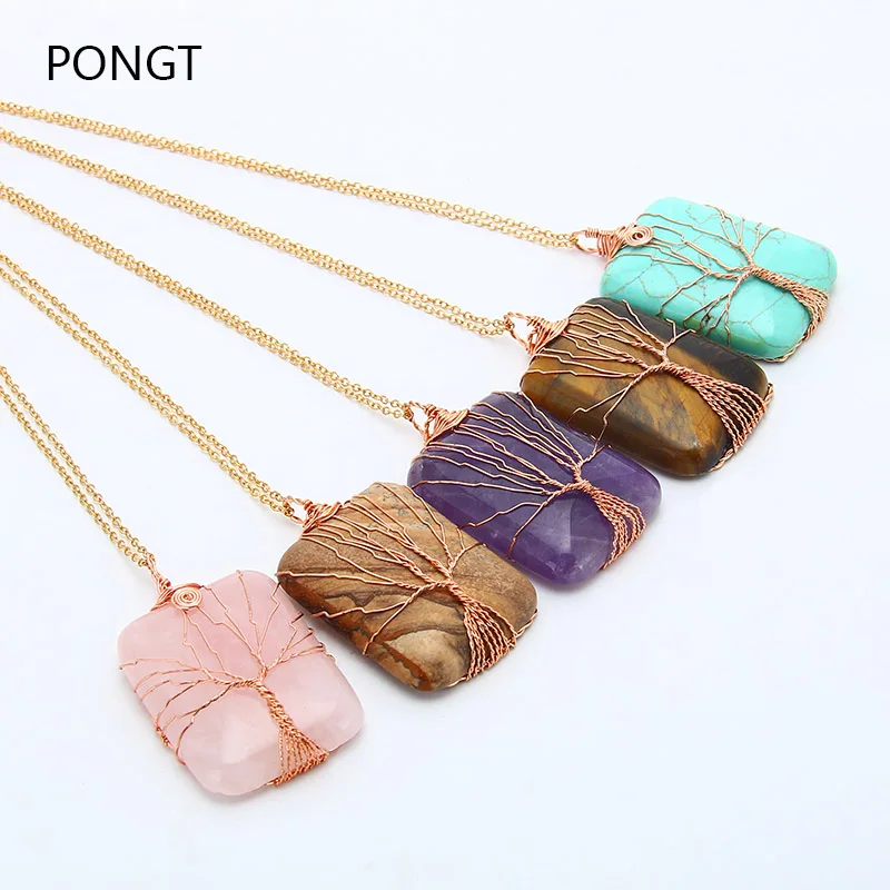 Natural Labradorite Purple Stone tree of life pendant handmade gold wire stone pendant black friday chakra crystal necklaces
Natural Labradorite Purple Stone tree of life pendant handmade gold wire stone pendant black friday chakra crystal necklaces