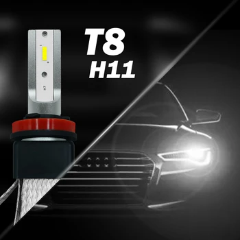 T8-H8/H9/H11Three universal LED Car headlights 60W Light source: CSP 6000K 9600LM 9V-36V
T8-H8/H9/H11Three universal LED Car headlights 60W Light source: CSP 6000K 9600LM 9V-36V