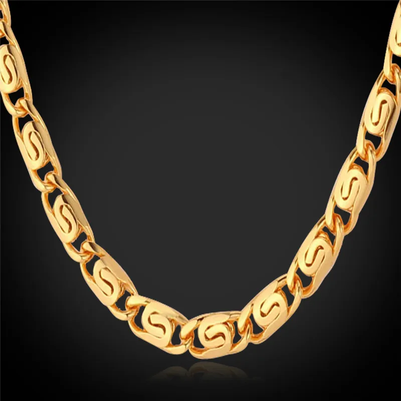 Kpop Men Necklace High Quality Gold/Silver Color Figaro Trendy Chunky Chain Necklace For Men jewelry N750
Kpop Men Necklace High Quality Gold/Silver Color Figaro Trendy Chunky Chain Necklace For Men jewelry N750