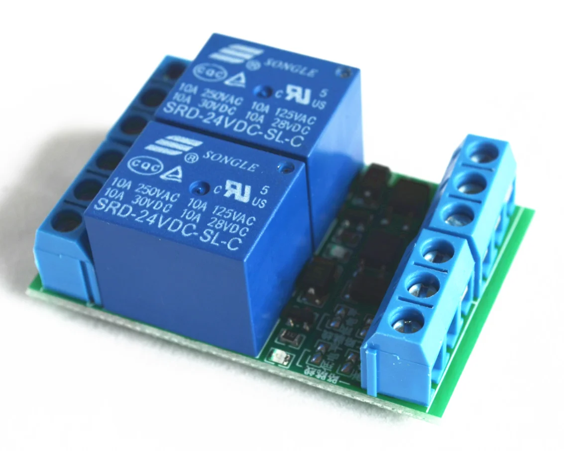 Two Relay Modules/Modules 12V24V Photocoupler Isolation High and Low Level Triggered PLC Amplifier Plate and Strip Guideway
Two Relay Modules/Modules 12V24V Photocoupler Isolation High and Low Level Triggered PLC Amplifier Plate and Strip Guideway