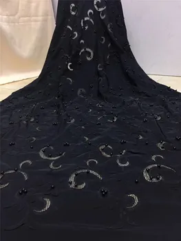black colors African French Lace Fabric High Quality African Tulle Lace Fabric with beads BZL-12.1914
black colors African French Lace Fabric High Quality African Tulle Lace Fabric with beads BZL-12.1914