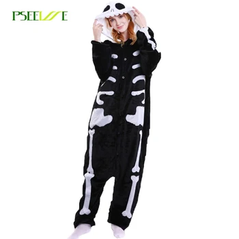 Kigurumi Adult Unisex Animal Pajamas Woman Men Flannel skeleton Skull All in One Pyjama Winter Garment Cartoon Onesies
Kigurumi Adult Unisex Animal Pajamas Woman Men Flannel skeleton Skull All in One Pyjama Winter Garment Cartoon Onesies