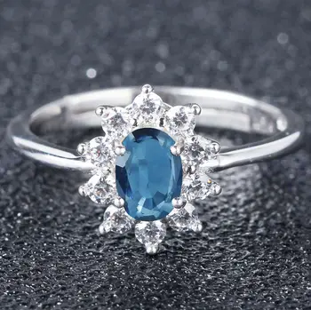 Per jewelry Natural real sapphire ring 925 sterling silver Free shipping 0.6ct gemstone Fine jewelry X8061402
Per jewelry Natural real sapphire ring 925 sterling silver Free shipping 0.6ct gemstone Fine jewelry X8061402