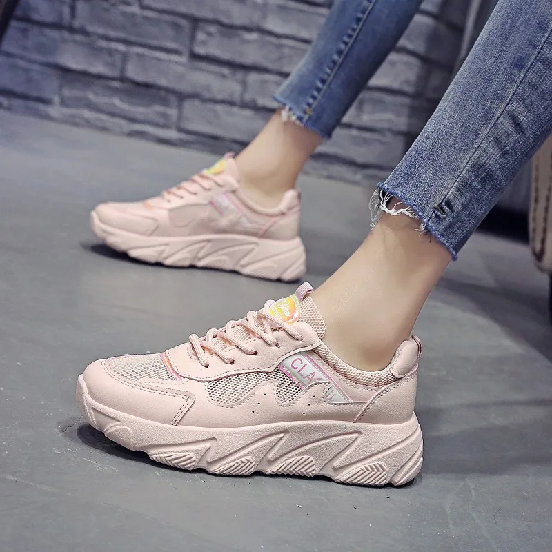 Women Shoes 2019 New Platform Sneakers Cushioning Breathable Mesh Wave Dad Walking Shoe Women Chunky Sneakers Tenis Feminino
Women Shoes 2019 New Platform Sneakers Cushioning Breathable Mesh Wave Dad Walking Shoe Women Chunky Sneakers Tenis Feminino