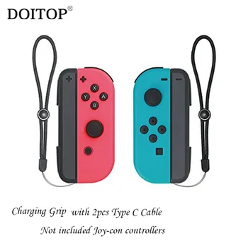 DOITOP Type C Mini Charging Grip Charger Dock For Nintend Switch Handle NS switch N-Switch Joy-Con Controller with 2pcs Cable C4
DOITOP Type C Mini Charging Grip Charger Dock For Nintend Switch Handle NS switch N-Switch Joy-Con Controller with 2pcs Cable C4