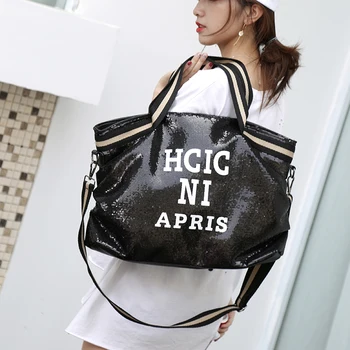 Bags for women Tide brand sequin bag female 2020 new tide bag fashion letter shoulder bag Korean version of the large-capacity
Bags for women Tide brand sequin bag female 2020 new tide bag fashion letter shoulder bag Korean version of the large-capacity