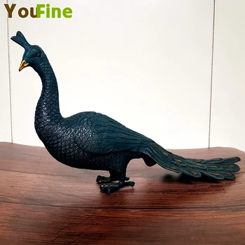 Chinese traditional craft bronze brass lucky peacock phoenix statue sculpture indoor desktop decoration decoration
Chinese traditional craft bronze brass lucky peacock phoenix statue sculpture indoor desktop decoration decoration