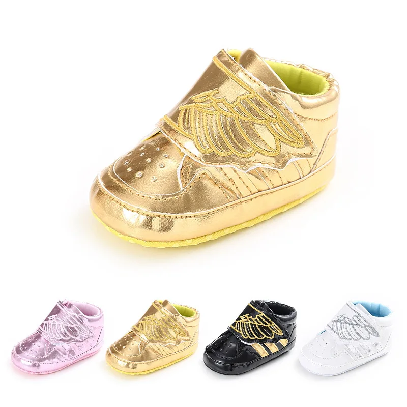New Fashion Newborn BabyShoes Soft Sole Non-Slip Maigc Tape PU Solid Spring Autumn Boy Girls Bling Toddler Prewalker Baby
New Fashion Newborn BabyShoes Soft Sole Non-Slip Maigc Tape PU Solid Spring Autumn Boy Girls Bling Toddler Prewalker Baby