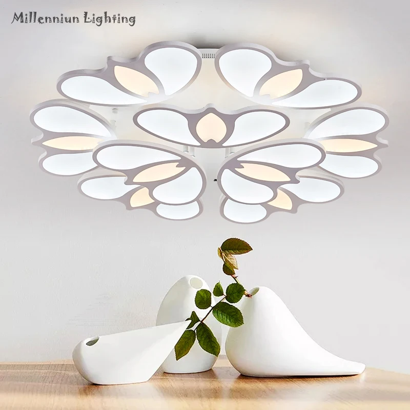 LED Living room ceiling lighting Acrylic bedroom Dimming ceiling lamp Modern indoor home fixtures Remote control restaurant lamp
LED Living room ceiling lighting Acrylic bedroom Dimming ceiling lamp Modern indoor home fixtures Remote control restaurant lamp