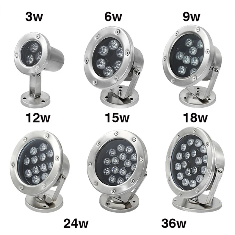 IP68 waterproof rgb led underwater light 3W 9W 18W 36W swimming pool fountain aquarium fish tank pond lamp 12V Projection Lights
IP68 waterproof rgb led underwater light 3W 9W 18W 36W swimming pool fountain aquarium fish tank pond lamp 12V Projection Lights