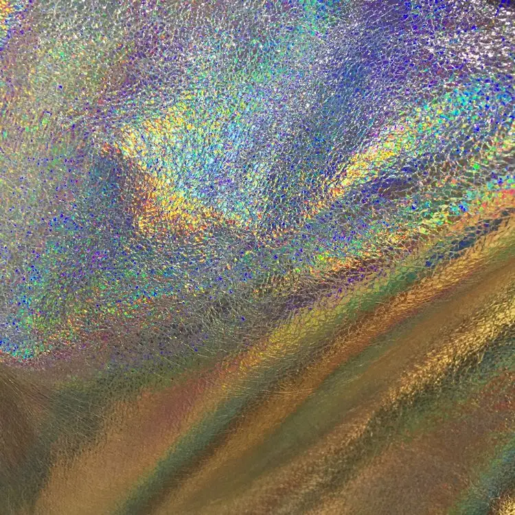 synthetic PU laser Holographic leather fabric material
synthetic PU laser Holographic leather fabric material