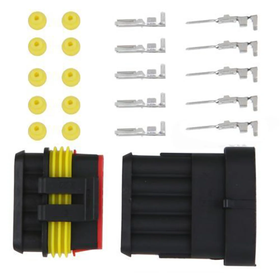 Dewtreetali SALE 10 Sets Car Boat Motorcycle Bike 5 Way Male & Female Waterproof Connector
Dewtreetali SALE 10 Sets Car Boat Motorcycle Bike 5 Way Male & Female Waterproof Connector