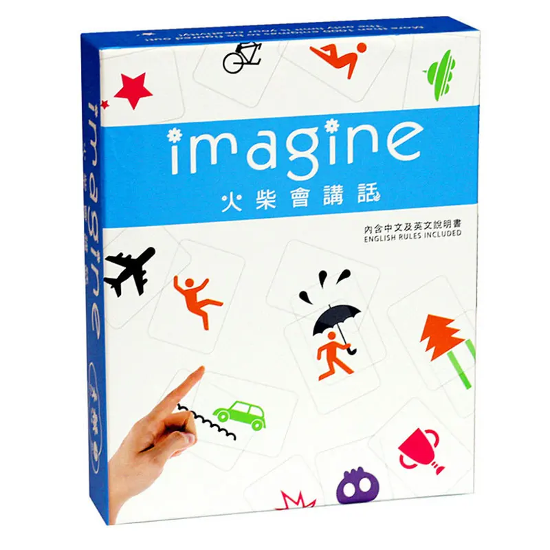 Imagine Board Game Matches Will Speak Imagination Game English Rules Included Multiplayer Puzzle Game Card
Imagine Board Game Matches Will Speak Imagination Game English Rules Included Multiplayer Puzzle Game Card