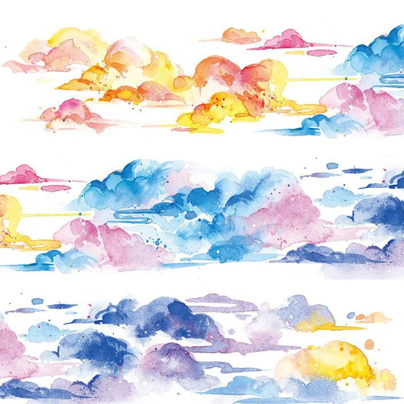 1 Pcs Lovely 4.8cm Wide Colorful Cloud Rain Washi Tape DIY Decorative Scrapbooking Sticker Planner Masking Tapes Stationery
1 Pcs Lovely 4.8cm Wide Colorful Cloud Rain Washi Tape DIY Decorative Scrapbooking Sticker Planner Masking Tapes Stationery