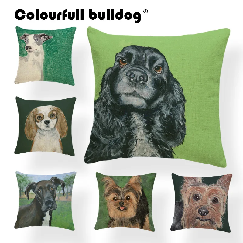 Animal Dog Cushions Cavalier King Charles Spaniel Pillow Case Yorkie Throw Pillow Greyhound 17.7Inch Cotton Personalized Photo
Animal Dog Cushions Cavalier King Charles Spaniel Pillow Case Yorkie Throw Pillow Greyhound 17.7Inch Cotton Personalized Photo
