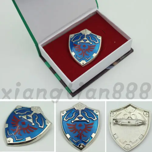OHCOMICS The Legend of Zelda Hot Game Blue Black Shield Metal 4.8cm Badges Pins Brooch Chestpin Cosplay Accessory Ornament Decor
OHCOMICS The Legend of Zelda Hot Game Blue Black Shield Metal 4.8cm Badges Pins Brooch Chestpin Cosplay Accessory Ornament Decor