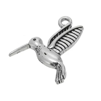 

EUEAVAN 30pcs Wholesale Metal 21*17mm Bird Woodpecker Animal Charms Pendants Jewelry Findings Necklace Bracelet Key Chain DIY