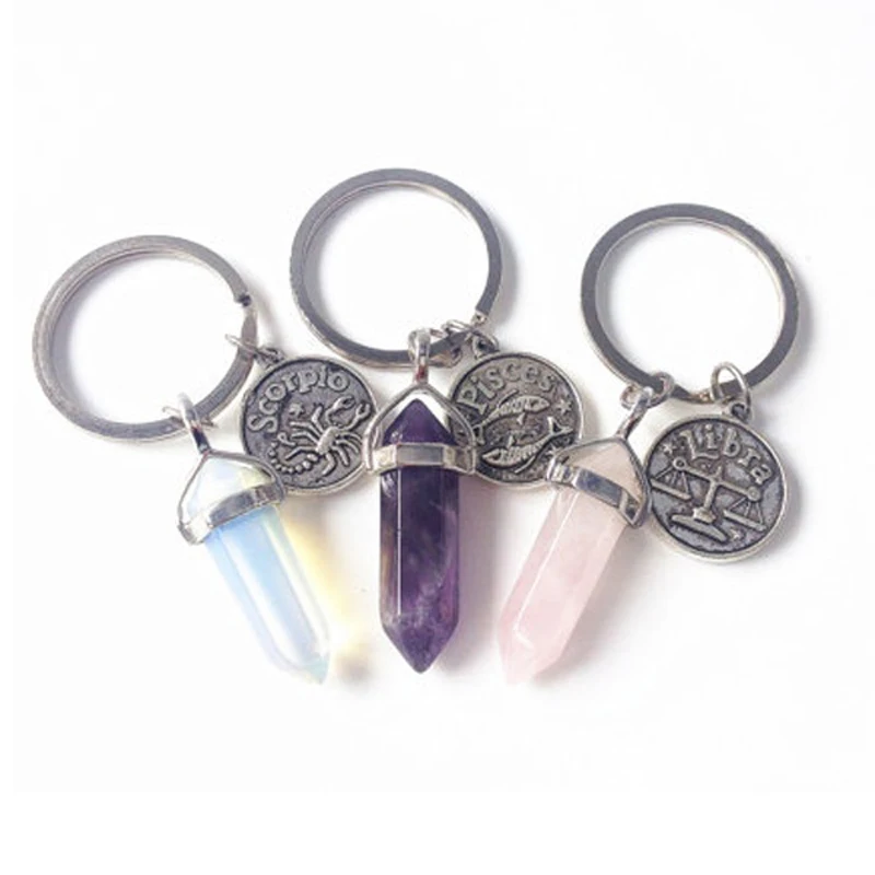Twelve Constellations Aries Boho Zodiac Coin Keychain Point Crystal Key Ring Sister BFF Gift Keyfob Key Holder Fashion Jewlery
Twelve Constellations Aries Boho Zodiac Coin Keychain Point Crystal Key Ring Sister BFF Gift Keyfob Key Holder Fashion Jewlery