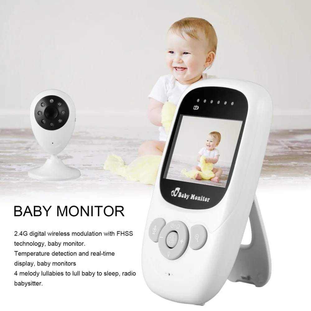2.0 Inch 2.4GHz Wireless Video Color Baby Monitor 2 Way HD Baby Nanny Security Camera IR Night Vision Temperature Monitoring
2.0 Inch 2.4GHz Wireless Video Color Baby Monitor 2 Way HD Baby Nanny Security Camera IR Night Vision Temperature Monitoring